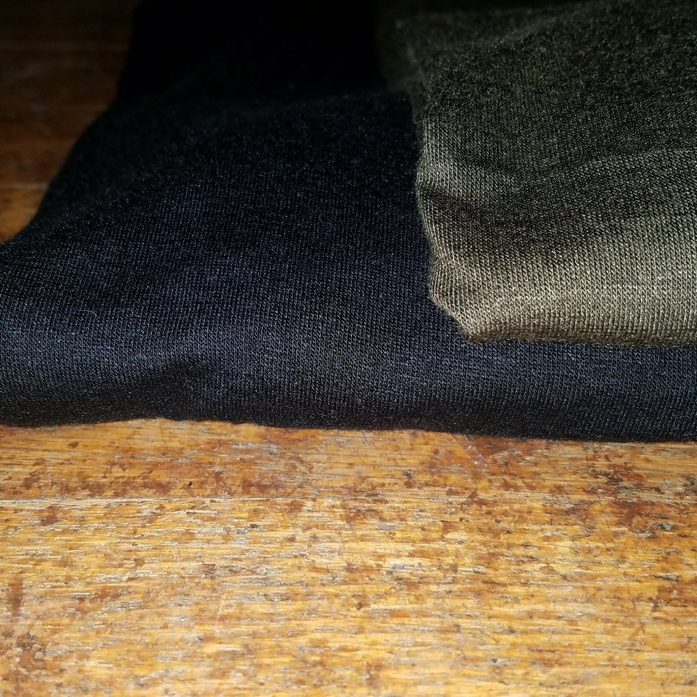 New dolman style black & olive colored tops - Picture 6 of 6